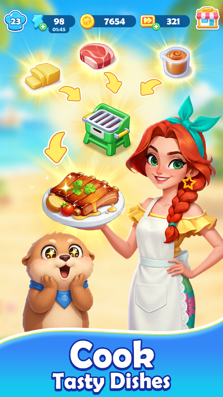 Juicy Journey: Merge & Cook screenshot